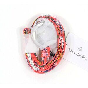 Vera Bradley Coral Floral Cotton Lanyard NWT